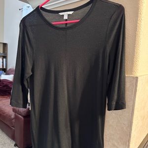 Banana Republic 3/4 Sleeve Lightweight Black women’s Top
